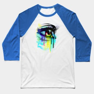 Tears of colors Baseball T-Shirt